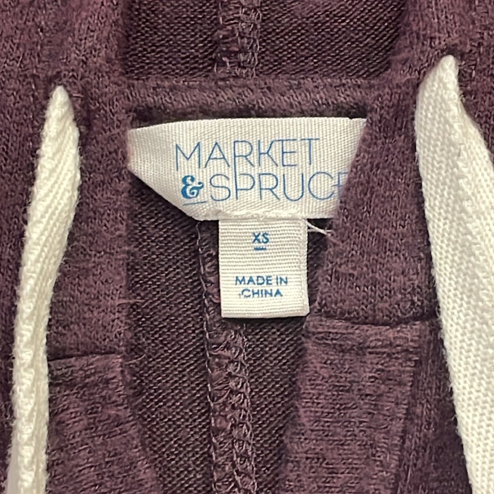 Market and Spruce Purple Hoodie - Size XS - Picture 7 of 8